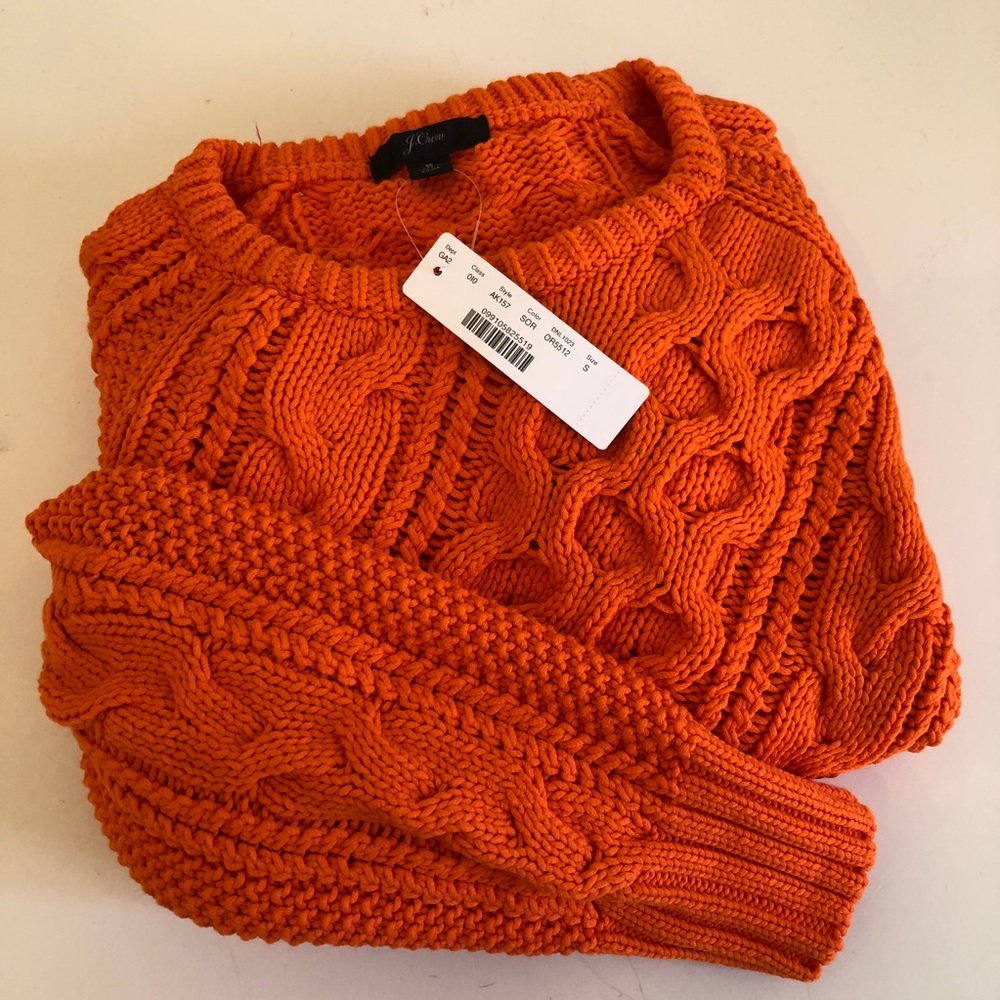 NWT cable knit sweater from J. Crew